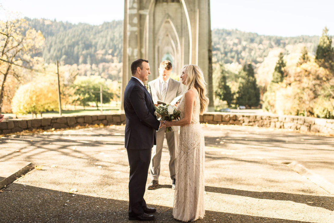 Link to Portland, Oregon micro wedding at Cathedral Park
